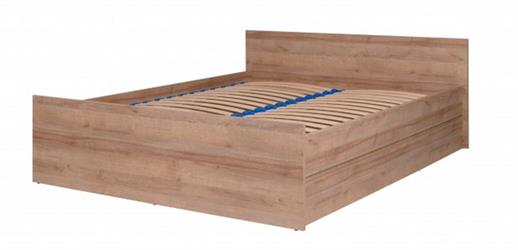 moderní dvoulůžková postel z dřevotřísky Cosmo C16 maride