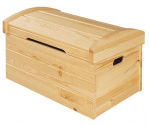 dřevěná komoda, úložný prostor na hračky z masivního dřeva borovice KS106 pacyg