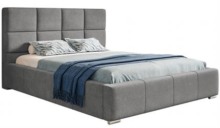 Čalouněná dvoulůžková manželská postel model Vencl Bed 7 Rib
