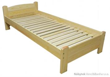 dřevěná dvoulůžková postel z masivního dřeva Marsylia chalup