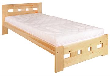 dřevěná jednolůžková postel z masivního dřeva LK145 pacyg