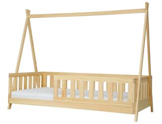 dětská postel dřevěná borová Domeček LK142 pacyg