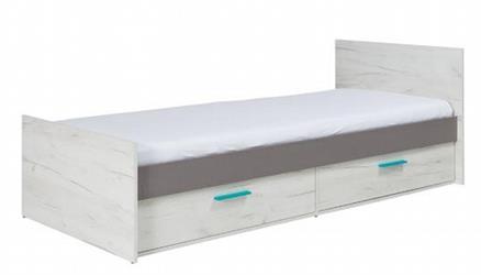 moderní jednolůžková postel z dřevotřísky Rest R16 maride