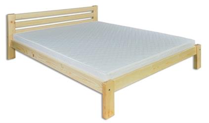 dřevěná dvoulůžková postel 140x200 z masivního dřeva LK105