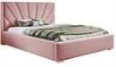 Čalouněná dvoulůžková manželská postel model Vencl Bed 9 Rib