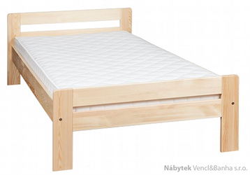 dřevěná dvoulůžková postel z masivního dřeva borovice postel 2 jandr