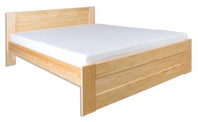 dřevěná dvojlůžková postel z masivního dřeva borovice LK102 pacyg