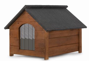 bouda pro psa dřevěná malá včetně mořidla k impregnací Pietro