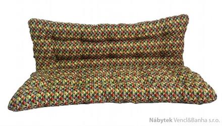 polstr na houpačku 130 cm barevná mozaika, polstry na zahradní nábytek lkv
