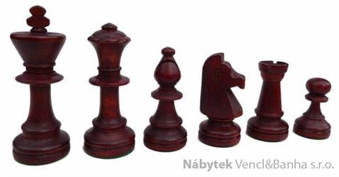 dřevěné turnajové šachové figurky Staunton Nr.4 169A mad