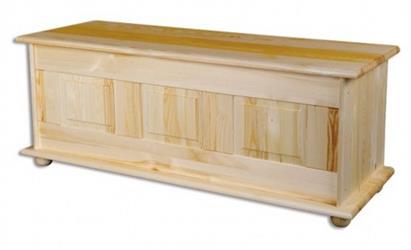 dřevěná komoda, úložný prostor na hračky z masivního dřeva borovice KS103 pacyg