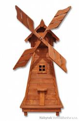 zahradní dekorace dřevěná, větrný mlýn pacyg MO136
