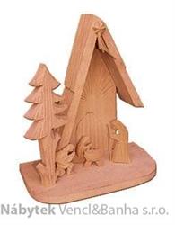 dřevěný vánoční dřevěný betlém drewfilip 84