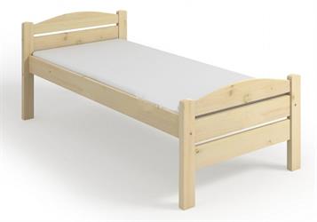 dřevěná jednolůžková postel smrková Mariola maršal