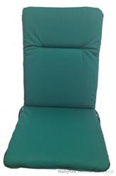 polstry na zahradní nábytek, polstry na zahradní židle zelený standart rozměr 110x50x6 cm lkv