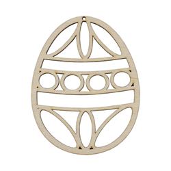 Dřevěná Velikonoční dekorace Velikonoční vajíčka Ažurový motiv vzor V4 galanteriadrew