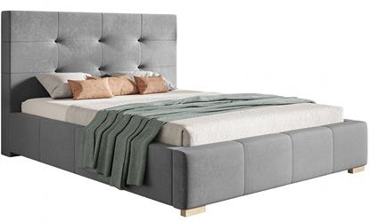 Čalouněná dvoulůžková manželská postel model Vencl Bed 5 Rib