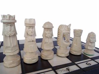 dřevěné šachy vyřezávané GIEWONT 110 mad