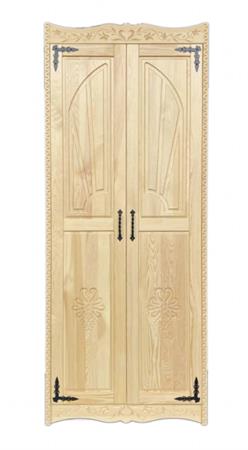 stylová dřevěná šatní skříň z masivu borovice Hanka II jandre