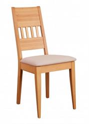 dřevěná čalouněná jídelní buková židle z masivního dřeva buk KT174 pacyg