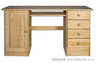 dřevěný psací stůl, PC stolek z masivního dřeva BR115 pacyg