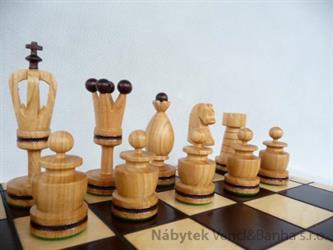 dřevěné šachy umělecké Kralovské velké 107 mad