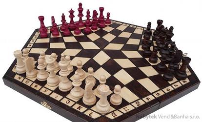dřevěné šachy trojka velké 162 mad